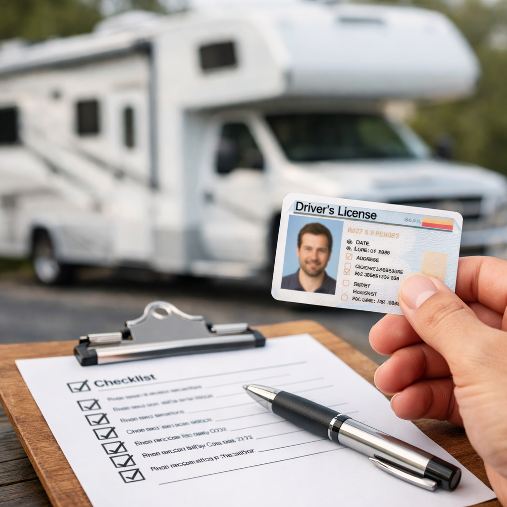 2026 Checklist: Verify Driver’s License Requirements Before Renting an RV