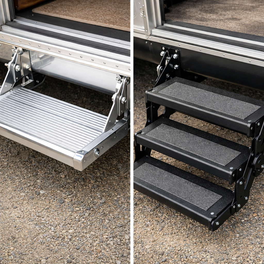 Best Airstream Fold-Down Replacement Steps: OEM vs Aftermarket Options