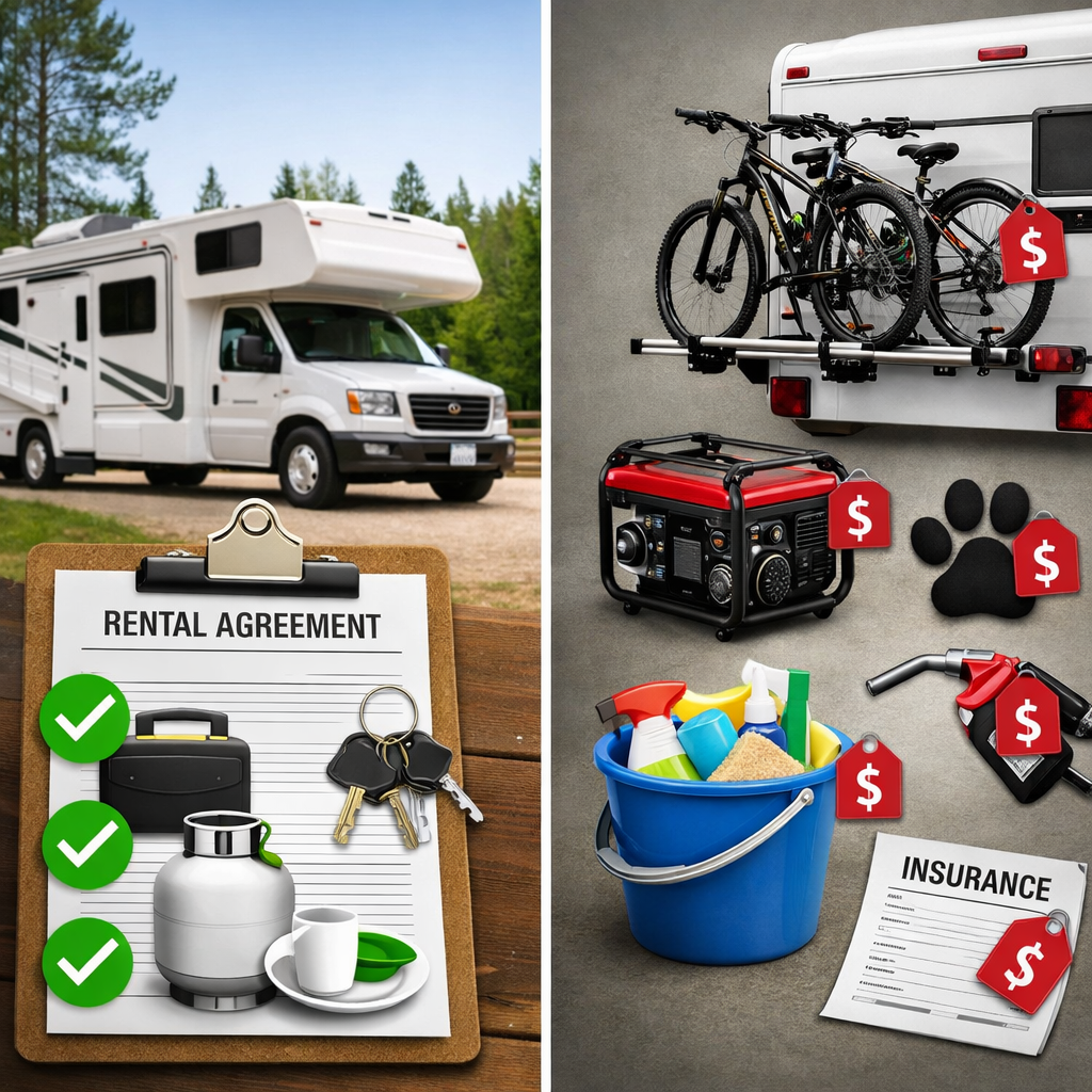 Compare RV Rental Fees: What’s Included Versus Costly Add-Ons