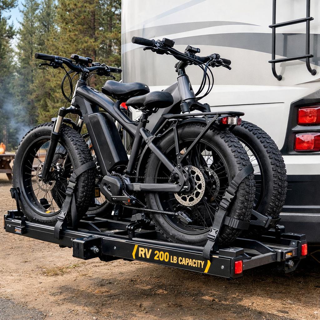 Safe, RV-Rated Heavy E-Bike Hitch Carriers From Trusted Retailers