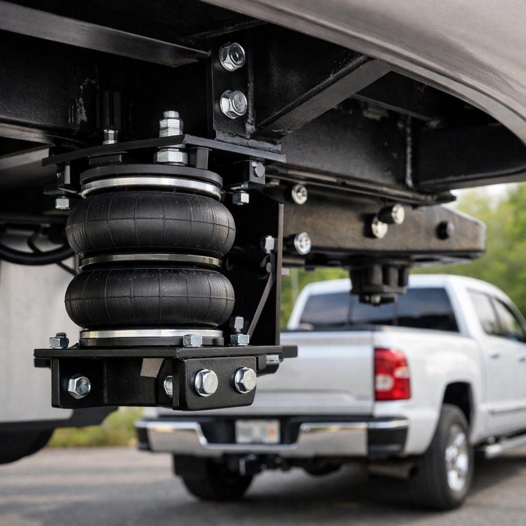 Top-Rated Helper Springs to Reduce Sag Towing Fifth-Wheel Trailers