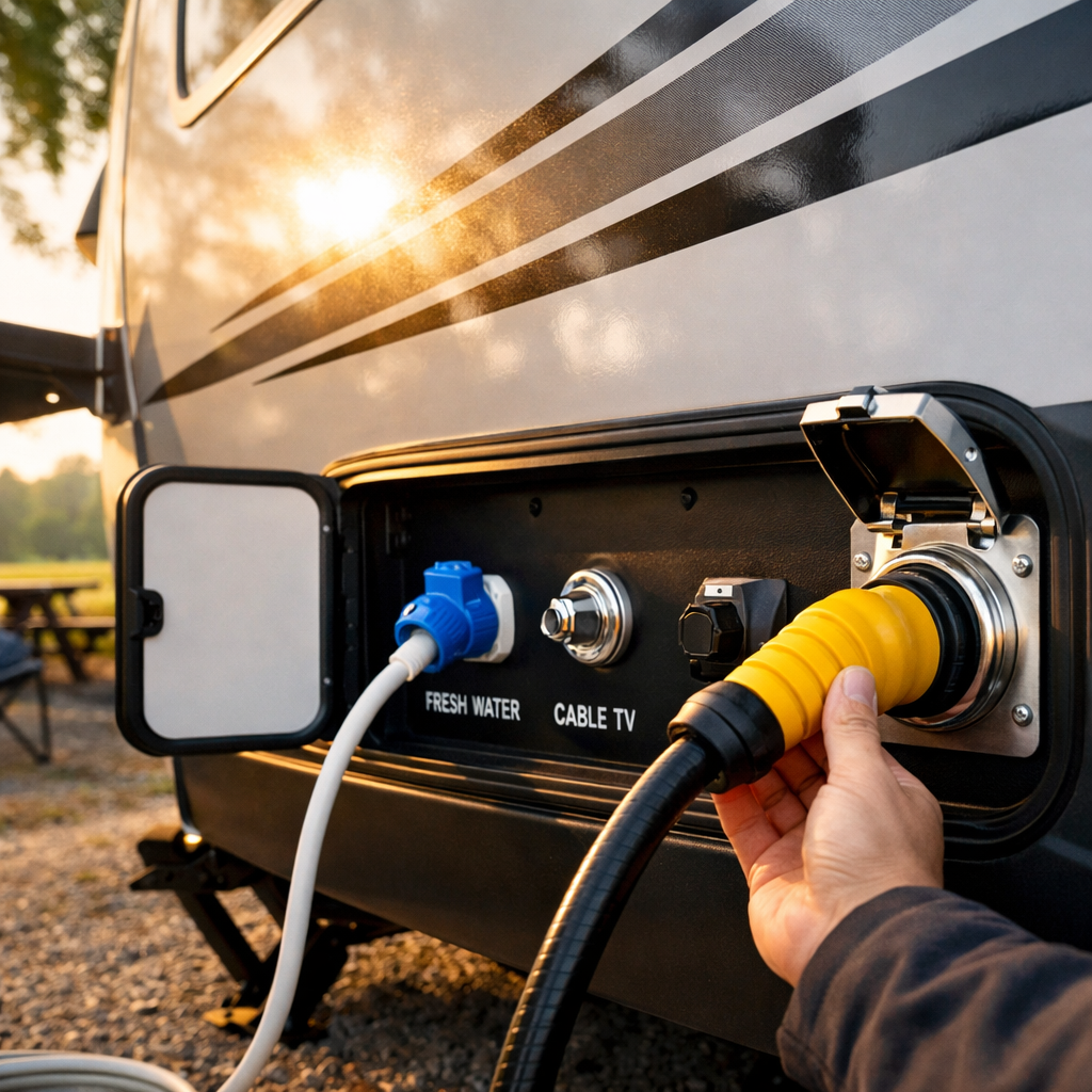 Top RV Models With Plug-and-Play Utility Connections, Ranked 2026